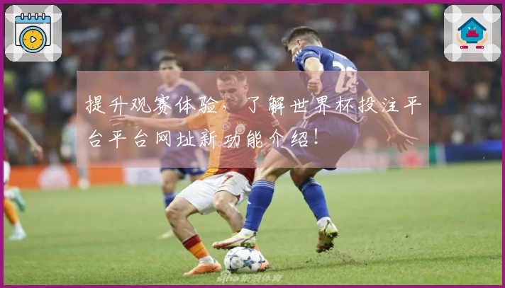提升观赛体验，了解世界杯投注平台平台网址新功能介绍！