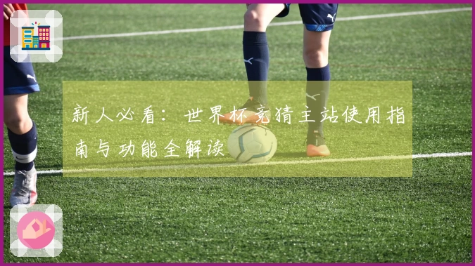 新人必看：世界杯竞猜主站使用指南与功能全解读